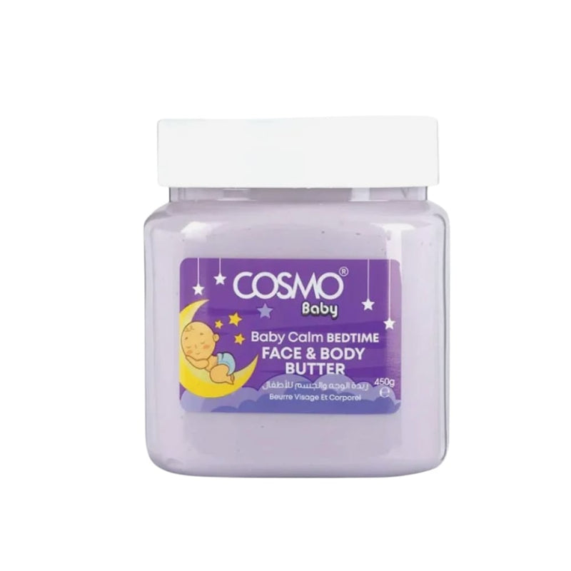 Cosmo Baby Calm Bedtime Face & Body Butter Shea Butter Vitamin E 450g
