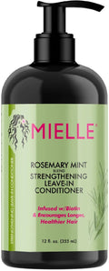 Mielle Organics Rosemary Mint Strength Leave-In Conditioner Cream with Biotin 355ml
