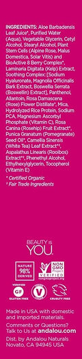 Andalou Naturals Eye Revive Roses Eye Contour Gel, Alpine Rose Stem Cells, Rose, 0.6 oz