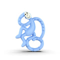 Matchstick Monkey Mini Monkey Teether Light Blue