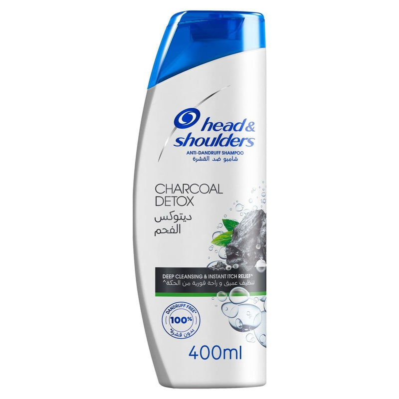 Head & Shoulders Charcoal Detox Shampoo Deep Cleansing Formula for Men 600 ml