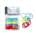 Besikur Ponytail Hair Ties Knitted Stretch Hair Elastics, Secure Hold, 24 Pieces