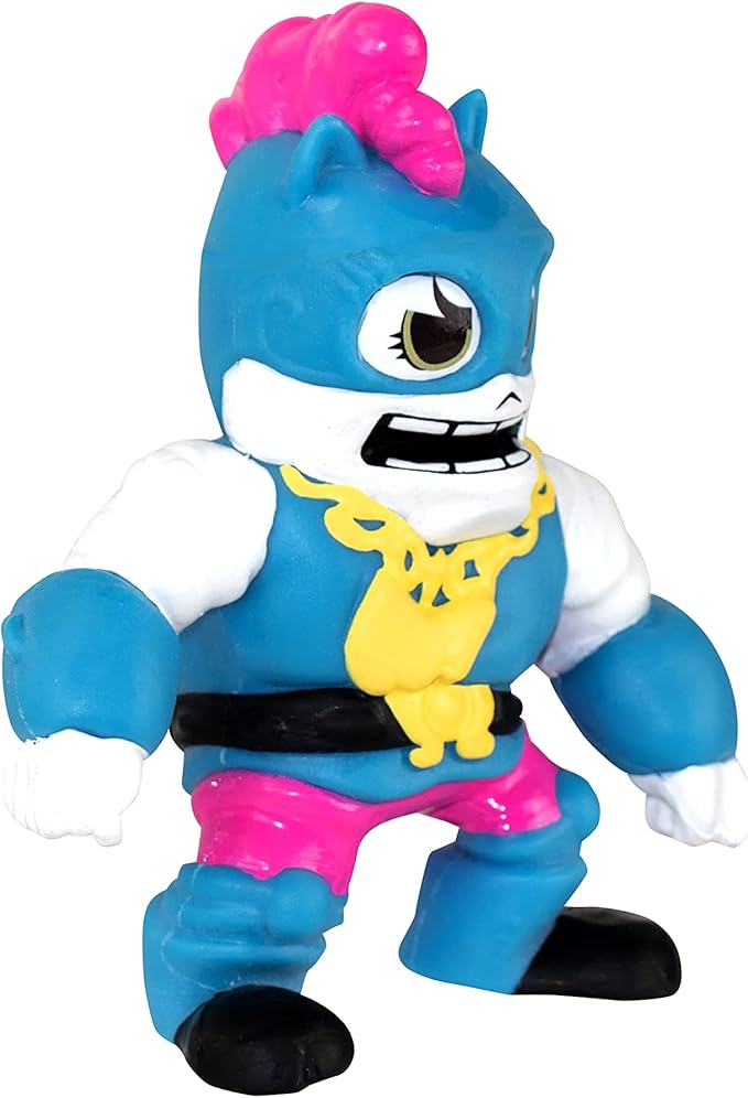 Action Figure Super Masked Big Pony Stretchable Toy with Sound Effects, Multicolour, 13 cm