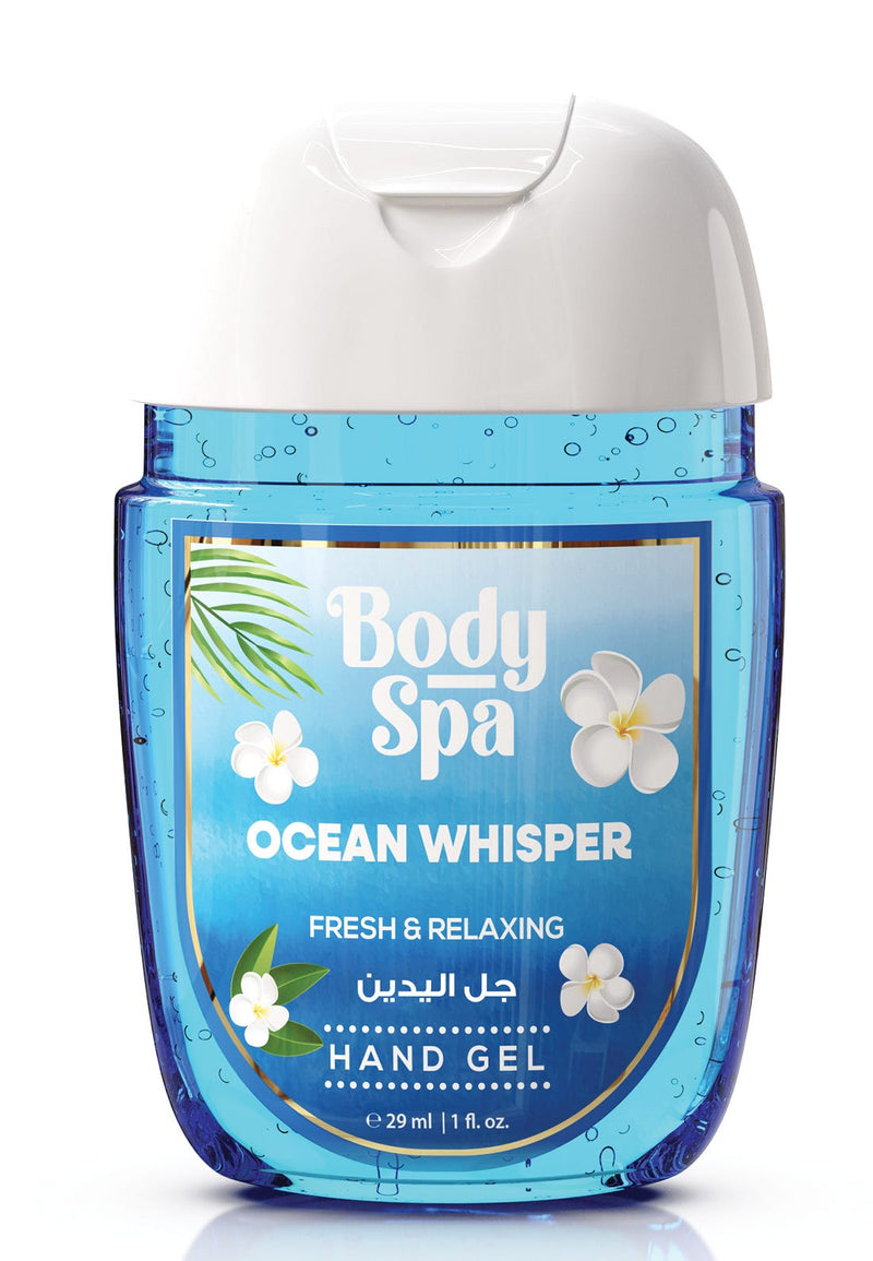Body Spa Ocean Whisper Hand Gel Quick-Drying Fragranced Formula 29 ml