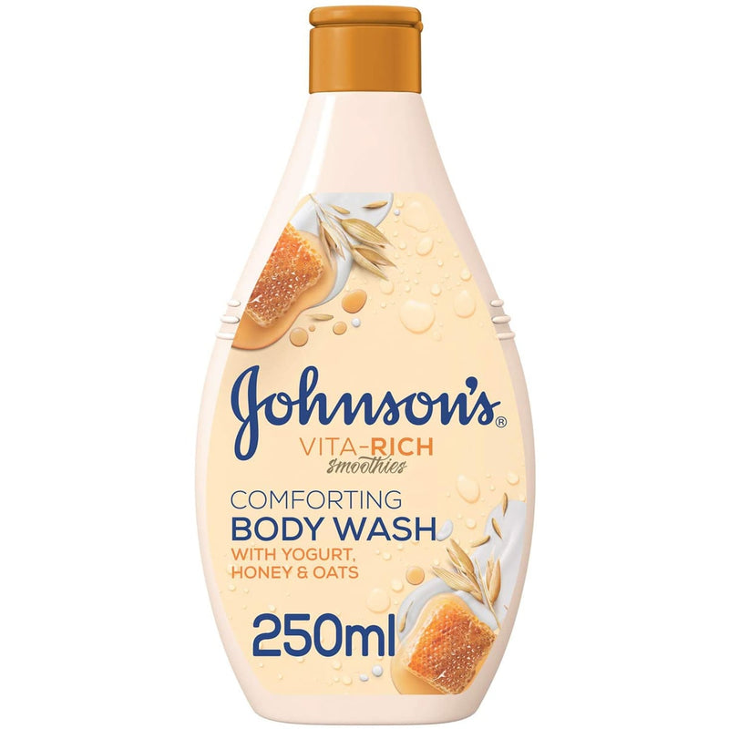 Johnson & Johnson Vita-Rich Comforting Body Wash Yogurt Honey & Oats 250 ml