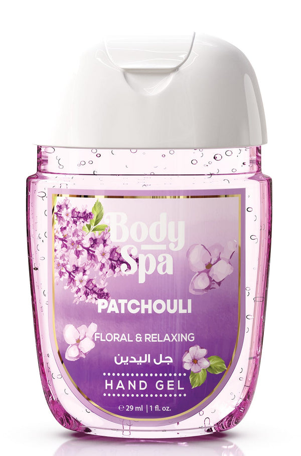 Body Spa Hand Gel Patchouli Quick-Dry Non-Sticky Formula 29 ml