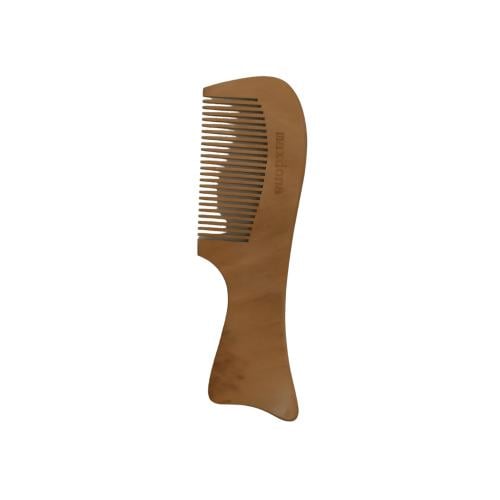 Max Donna Wooden Hair Comb with Handle for Detangling and Smoothing