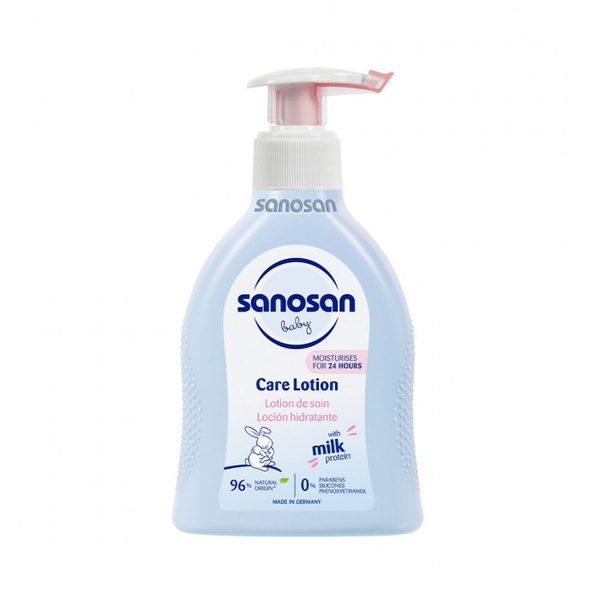 Sanosan Baby Care Lotion Moisturizing Lightweight Formula for Sensitive Skin 200ml