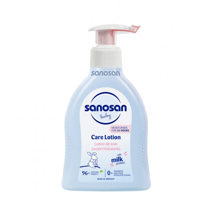 Sanosan Baby Care Lotion Moisturizing Lightweight Formula for Sensitive Skin 200ml