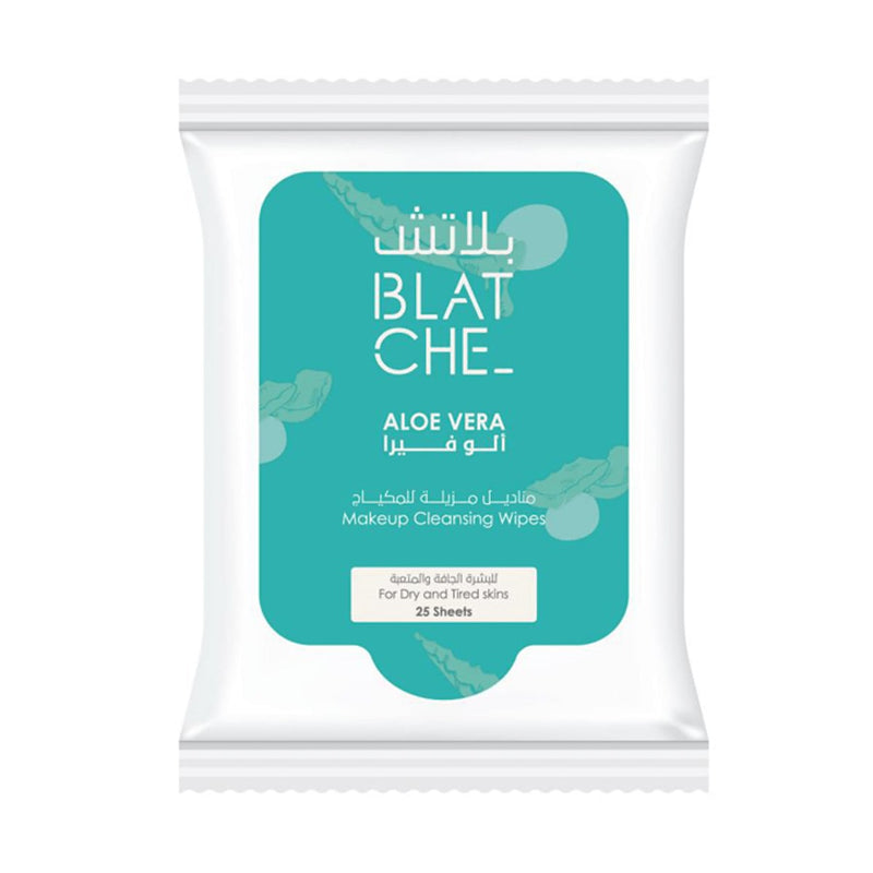 Blatch Makeup Remover Wipes Aloe Vera Gentle Cleansing 25 Wipes