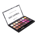 Profusion Cosmetics Pro Pigment Palette, 21 Shades with Dual-Ended Brush
