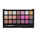 Profusion Cosmetics Pro Pigment Palette, 21 Shades with Dual-Ended Brush