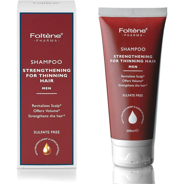 Foltene Shampoo for Men, Tricosaccaride Formula, 200 ml