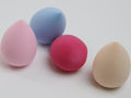 Salon System Makeup Sponges with Storage Case, 4 Pieces, Wet and Dry Application
