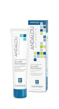 Andalou Naturals Acai White Tea Oil-Free Moisturizer Cream Aloe Willow Bark 62 ml