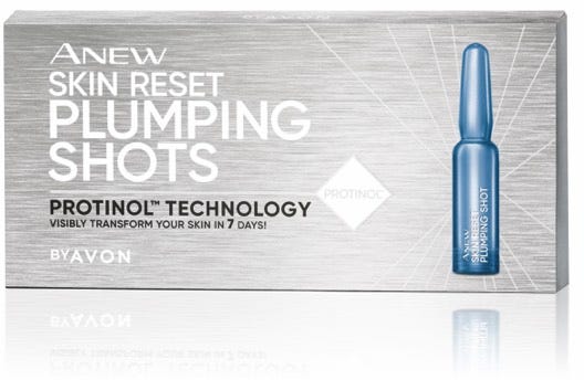 Avon Anew Skin Reset Plumping Ampoules with Hyaluronic Acid, 7 Pack