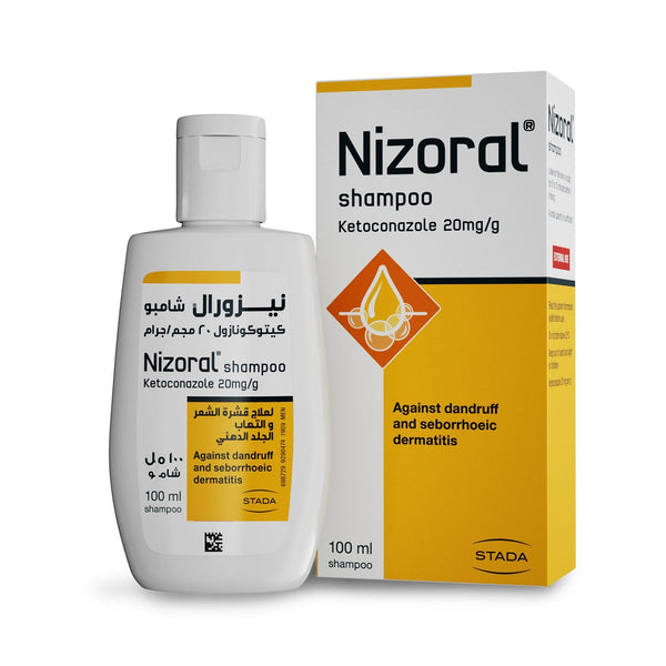 Nizoral 2% Ketoconazole Anti-Dandruff Shampoo for Dandruff and Seborrhoeic Dermatitis, 100 ml