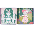 Stephen Joseph Tin Magnetic Dress-Up Doll Bunny and Cat
