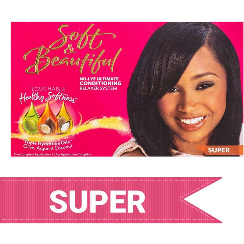 Soft&Beautiful Relaxing Cream Protection Super Keratin Coarse Hair Sulfate-Free