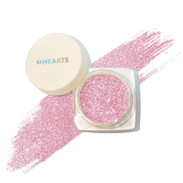 Hearts Loose Powder Glitter Shimmer Finish Shade 19