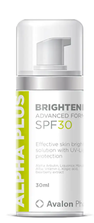 Avalon Alpha Plus Brighteh Advance Cream SPF30 Radiance Care 30ml