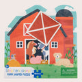 Stephen Joseph Shaped Jigsaw Puzzle Farm