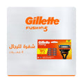 Gillette Fusion5 Replacement Razor Blades Five-Blade System Comfort Strip Refills
