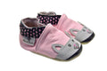 Rose et Chocolat Classic Shoes Sweetheart Kitty Pink Baby Slippers