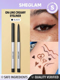 SHEGLAM On-Line Creamy Eyeliner Pencil Matte Black Waterproof
