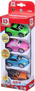BB Junior My 1st Collection Set of 4 Toy Cars, Assorted Designs