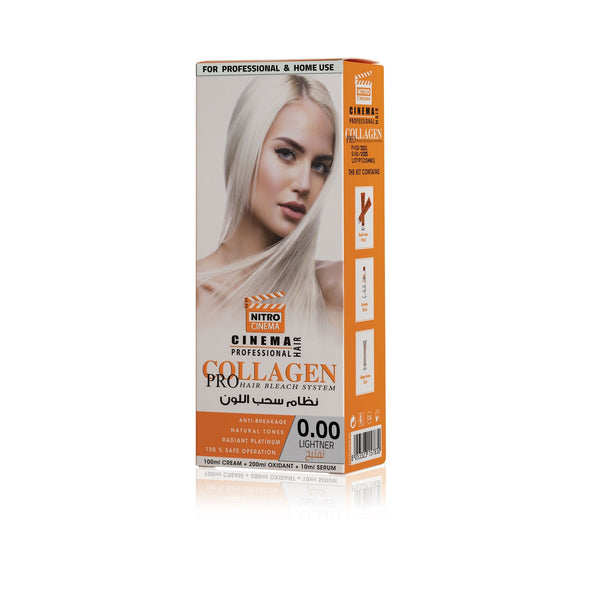 Netro Cinema 7830 Cream Hair Color Lightening Formula Collagen
