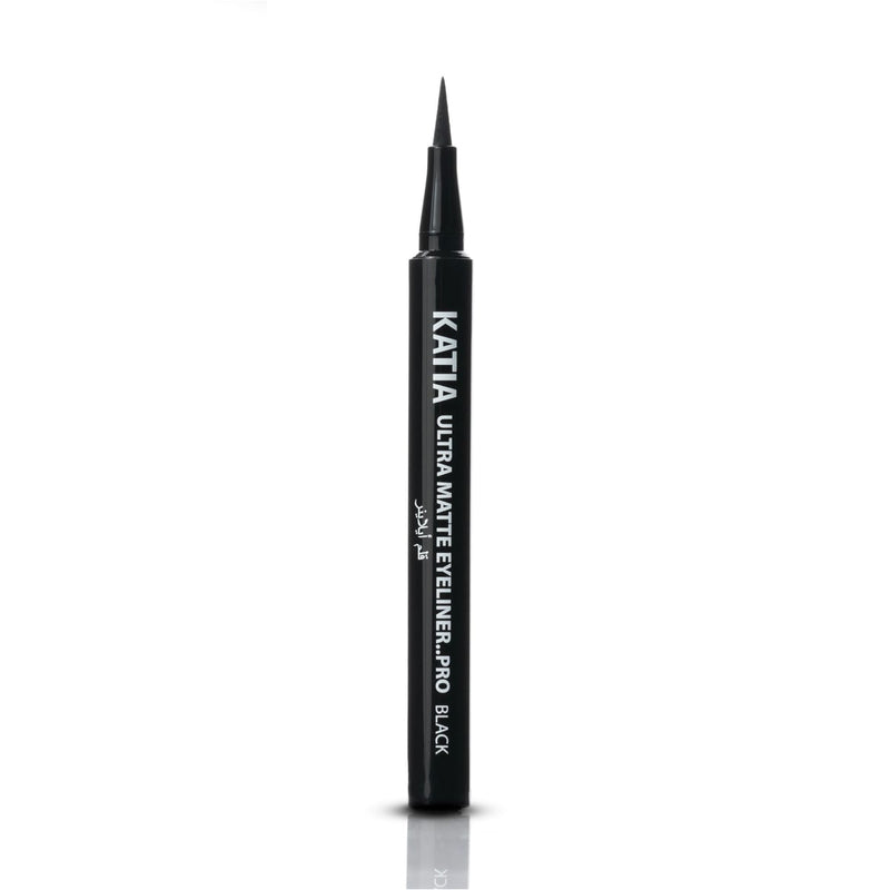 Katia Ultra Matte Eyeliner Pro Flexible Brush Tip Rich Black