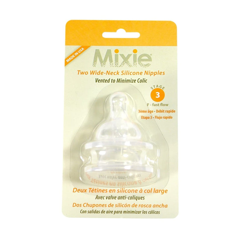 Mixie Fast Flow Baby Bottle Nipples