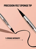 Sheglam Uninterrupted Waterproof Liquid Eyeliner Fine Sponge Tip Black