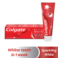 Colgate Optic White Sparkling Brightening Fluoride Toothpaste Mint 75 ml