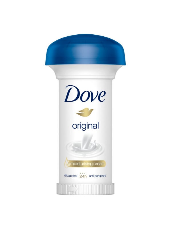 Dove Original Deodorant Cream with 14 Moisturising Cream, 50 ml