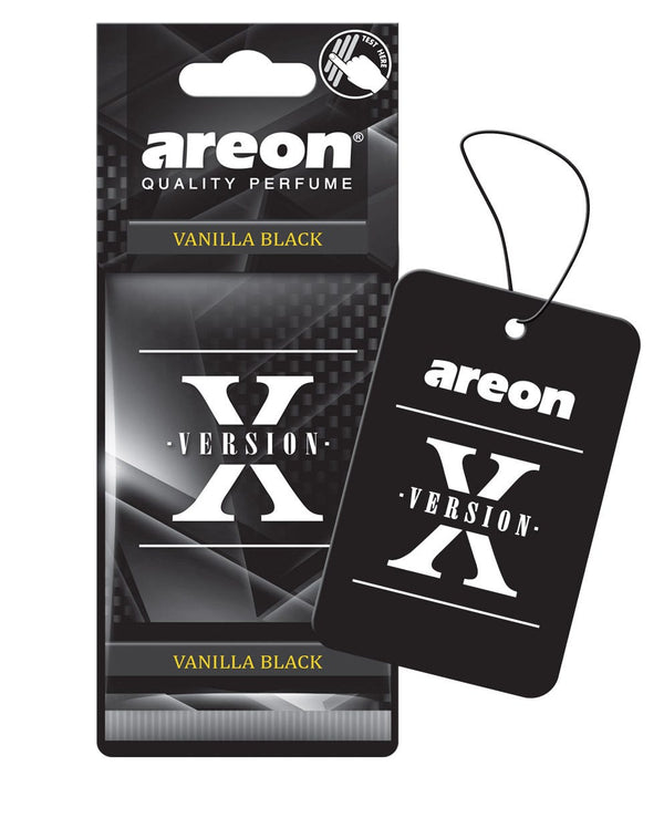 Areon X Version Car Air Freshener Vanilla Black