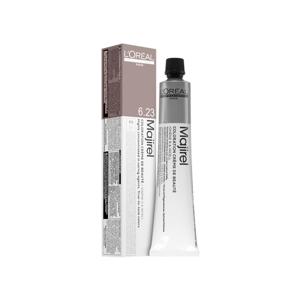 L'Oreal Professionnel Majirel Hair Color Cream 6.23 Dark Iridescent Golden Blonde 50ml