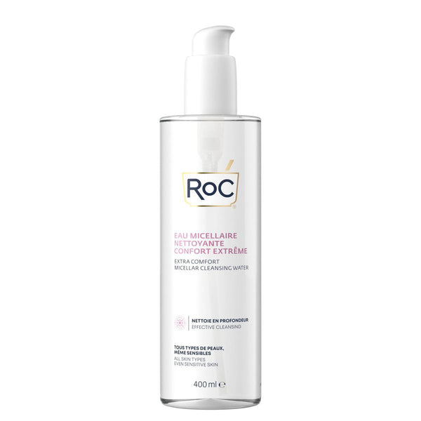 ROC Extra Comfort Micellar Cleansing Water Gentle Hydrating Formula Sensitive Skin 400 ml