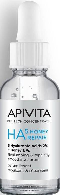 Apivita HA5 Honey Repair Hyaluronic Acid Serum with 2% Complex, 30 ml