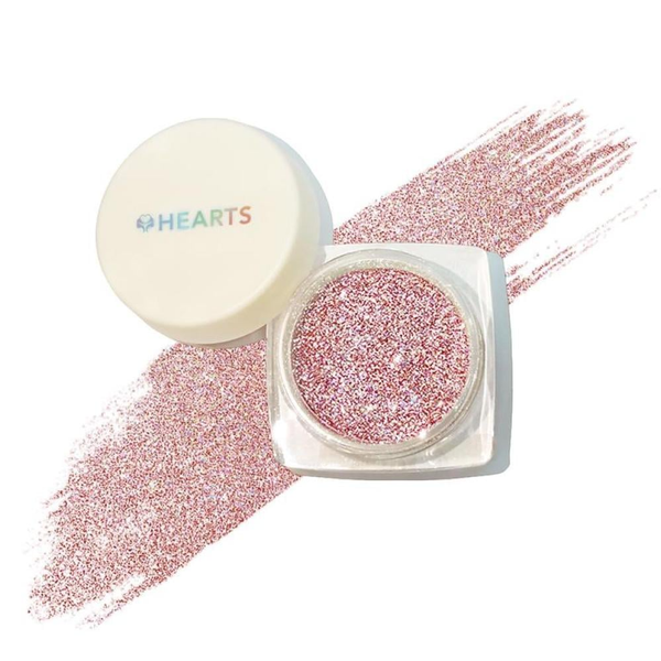 Hearts Loose Powder Glitter Shimmering Face Powder 16