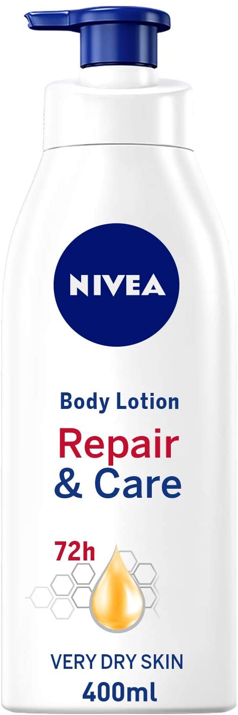 NIVEA Repair & Care Body Lotion, Non-Greasy Dexpanthenol Formula, 400 ml