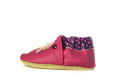 Rose et Chocolat ClassicZ Butterfly Fluchsia Girls Slippers Soft Leather Suede Sole