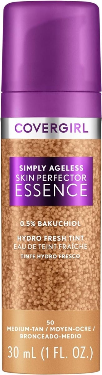 Covergirl Simply Ageless Skin Perfector Essence Foundation Medium Tan 50
