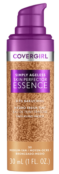 Covergirl Simply Ageless Skin Perfector Essence Foundation Medium Tan 50
