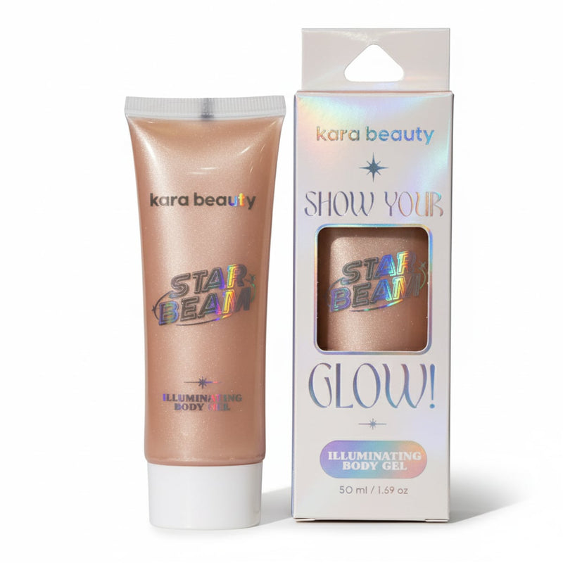 Kara Beauty Starbeam Glow Cosmic Shine Illuminating Body Gel with Light-Reflecting Particles