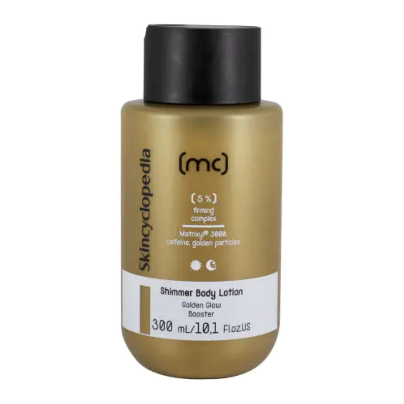 Skincyclopedia Shimmer Firming Body Lotion with 5% Matrixyl 3000, Caffeine and Golden Particles, 300 ml