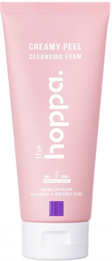 The Hoppa Exfoliating Foaming Facial Cleanser AHA Fruit Extracts 200 ml