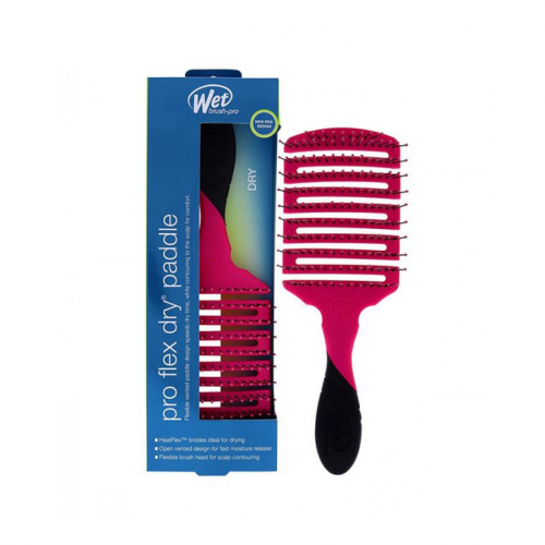 Wet Brush Pro Flex Dry Rectangular Hair Brush Pink