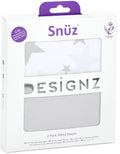 Snuz 2 Pack Crib Fitted Sheets Star Jersey Cotton